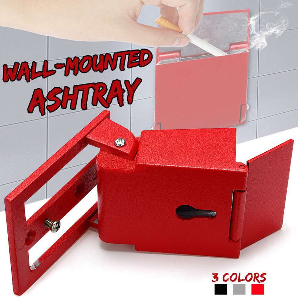Steel Wall Mount Ashtray