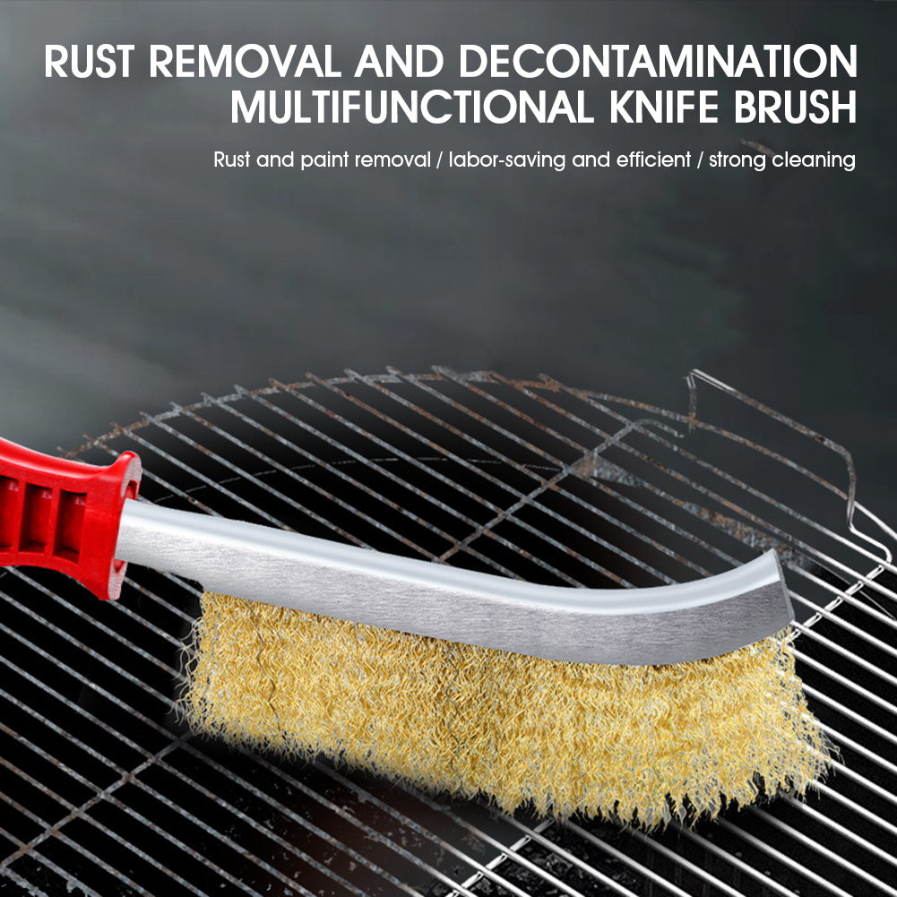 Steel Wire Grill Scrubber Brush Steel Wire Grill Scrubber Brush