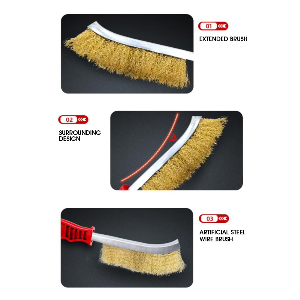 Steel Wire Grill Scrubber Brush Steel Wire Grill Scrubber Brush