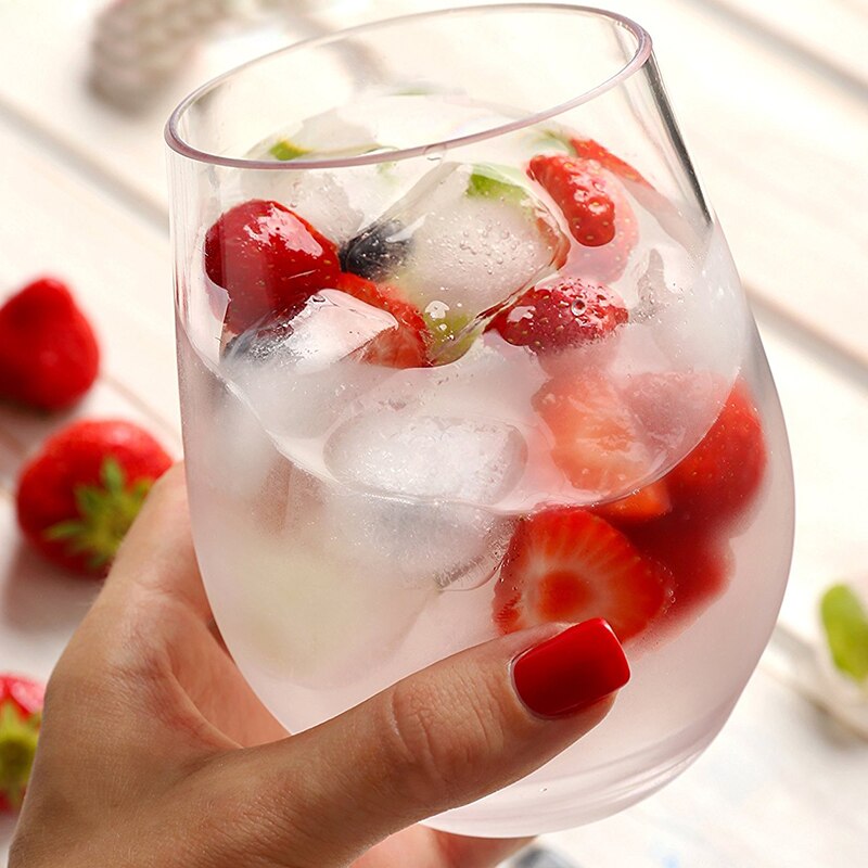 Stemless Wine Glasses 4PC Set