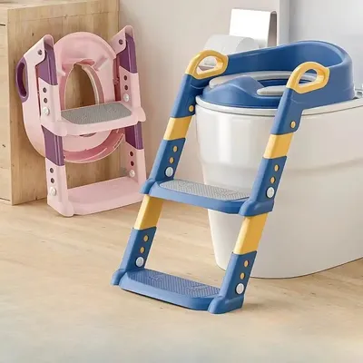 Stepped Children's Toilet Foldable Foot Stool Multi-functional Toilet Boy Girl Baby Toilet Training Potty Ladder for