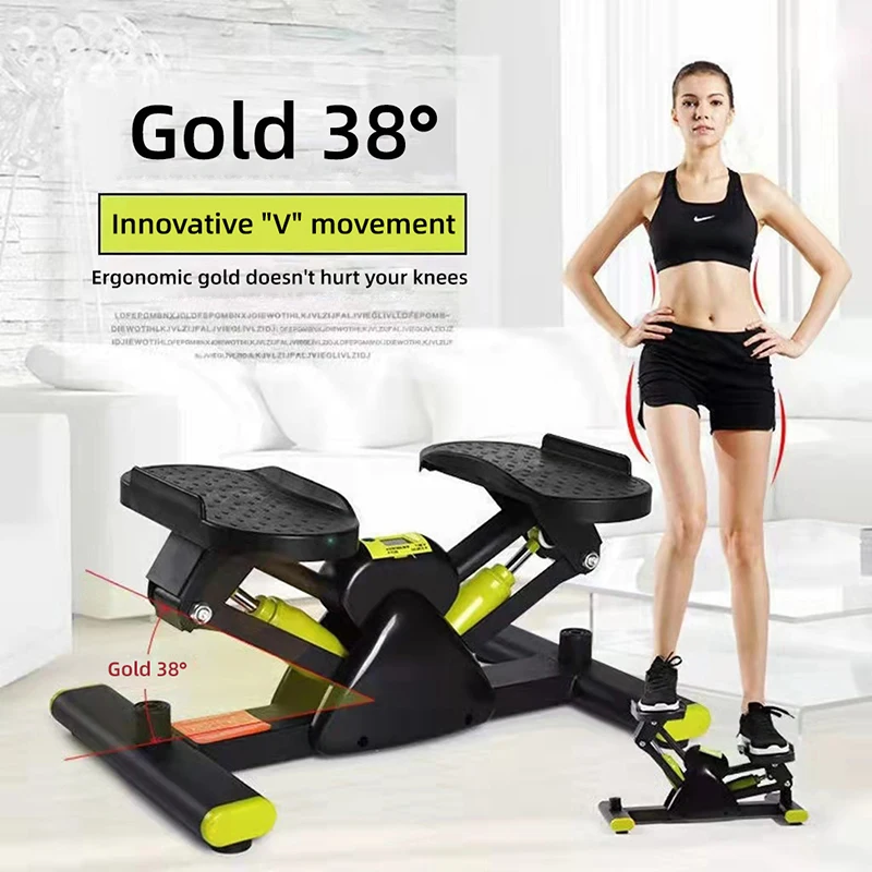 Stepping Machine V-type Swing Machine Household Small Sports Fitness Equipment In-situ Mountaineering Treading Machine