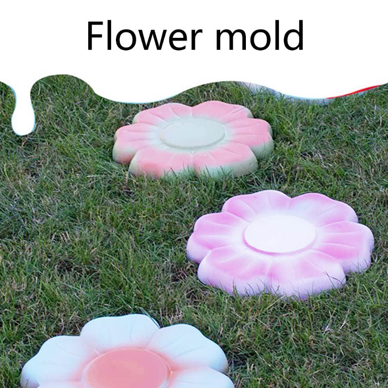 Stepping Stone Mold Flower Design