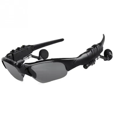 Stereo Earphones Wireless Headset with Mic Polarized Glasses Sunglasses for Driving Cycling Sports Noise Reduction