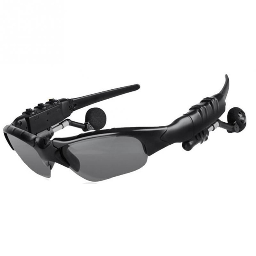 Stereo Earphones Wireless Headset with Mic Polarized Glasses Sunglasses for Driving Cycling Sports Noise Reduction