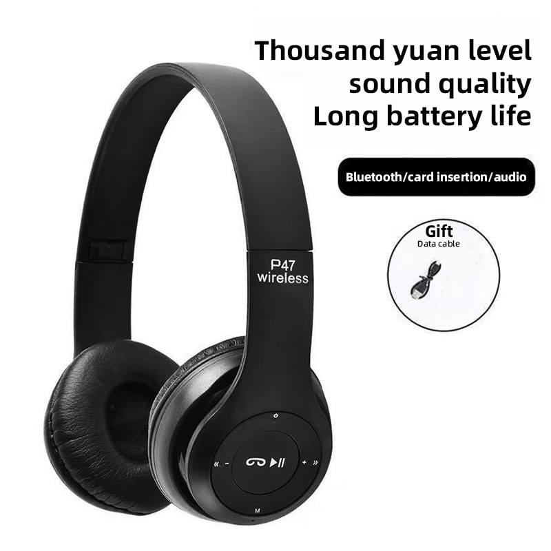 Stereo P47 Headset 5.0 Bluetooth Headset Folding Series Wireless Sports Game Headset Stereo P47 Headset 5.0 Bluetooth Headset Folding Series Wireless Sports Game Headset