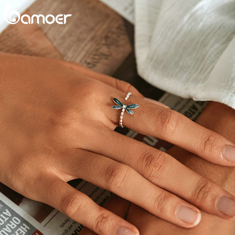 Sterling Silver Adjustable Dragonfly Ring Sterling Silver Adjustable Dragonfly Ring