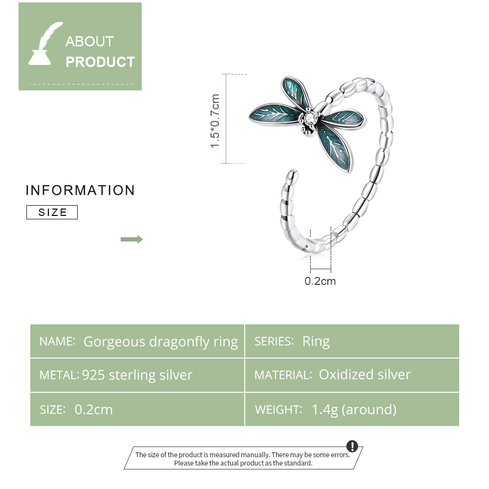 Sterling Silver Adjustable Dragonfly Ring Sterling Silver Adjustable Dragonfly Ring