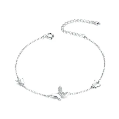 Sterling Silver Butterfly Bracelet Sterling Silver Butterfly Bracelet