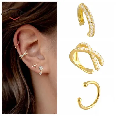 Sterling Silver Cuff Earring for Non Pierced Ears