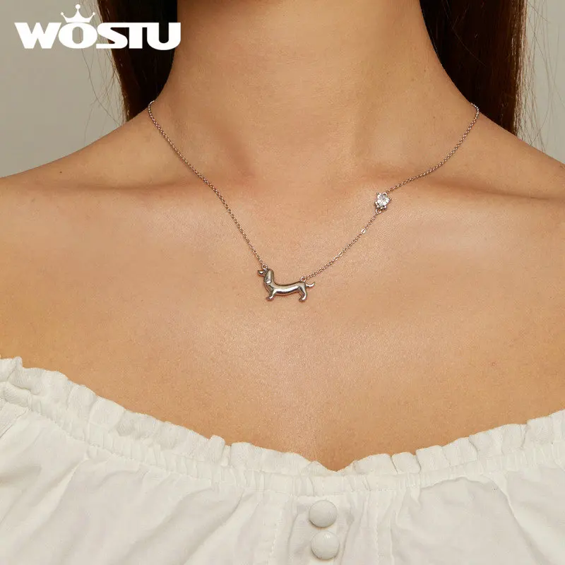 Sterling Silver Dachshund Necklace Sterling Silver Dachshund Necklace