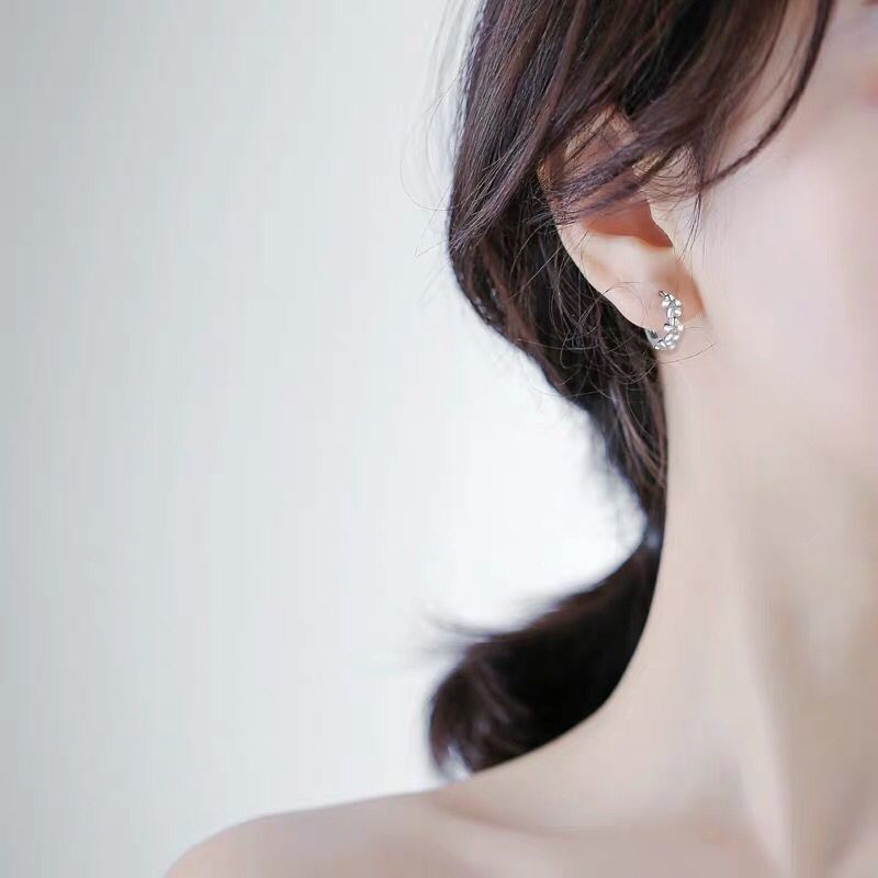 Sterling Silver Flower Earrings for Women Sterling Silver Flower Earrings for Women