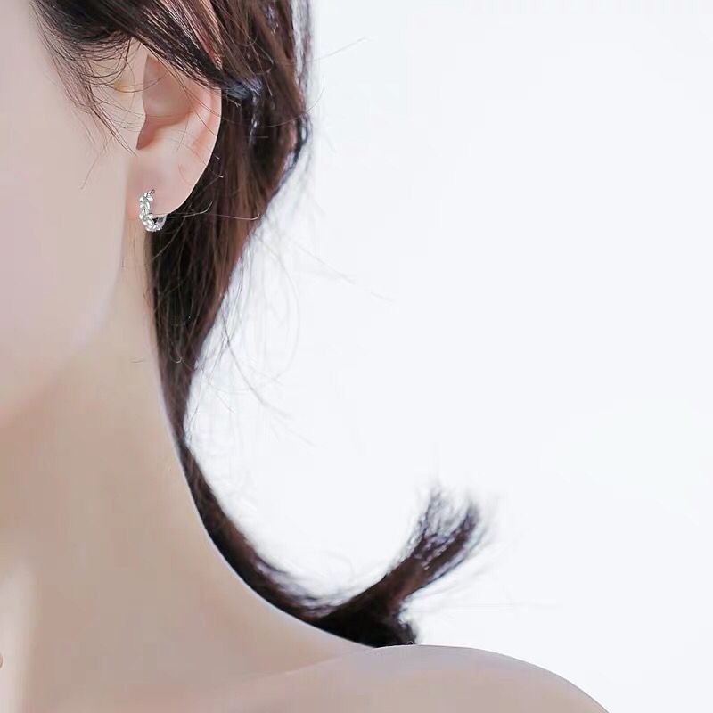 Sterling Silver Flower Earrings for Women Sterling Silver Flower Earrings for Women