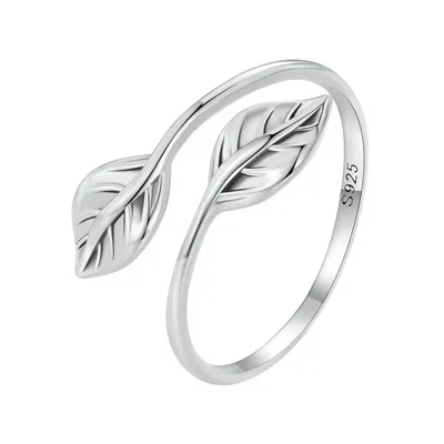 Sterling Silver Leaf Design Ring Sterling Silver Leaf Design Ring