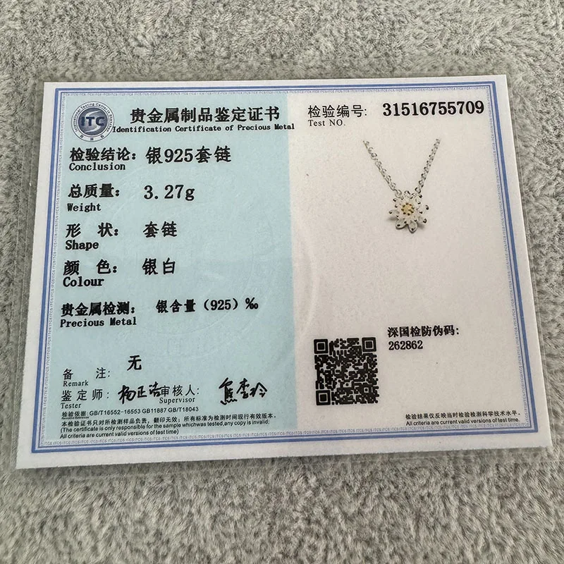 Sterling Silver Lotus Flower Necklace