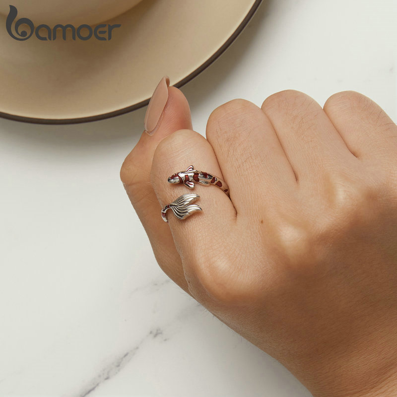 Sterling Silver Resizable Koi Ring Sterling Silver Resizable Koi Ring