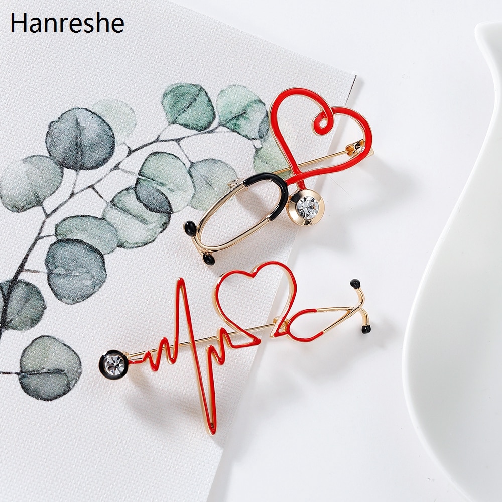 Stethoscope Pin Medical Badge