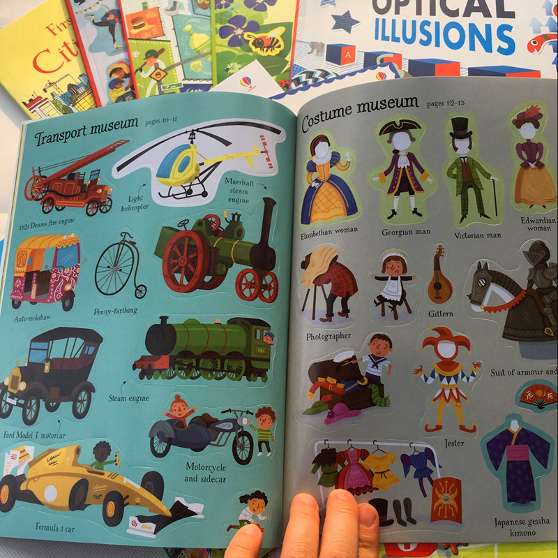 Sticker Book for Kids with Story