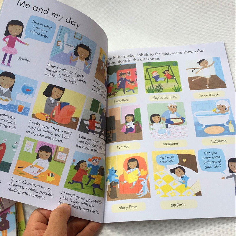 Sticker Book for Kids with Story