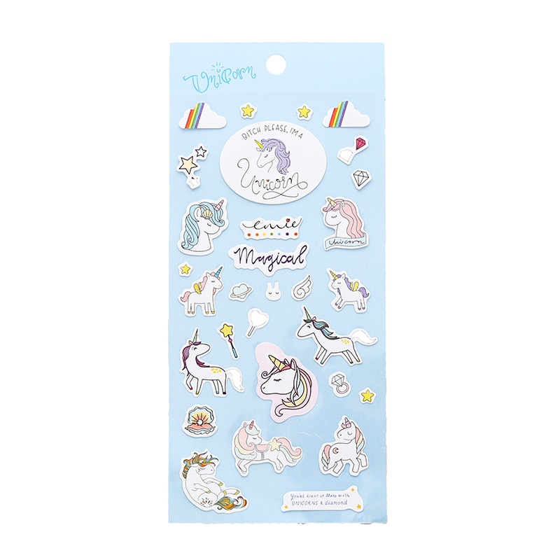 Sticker Sheets Fun Unicorn Designs Sticker Sheets Fun Unicorn Designs