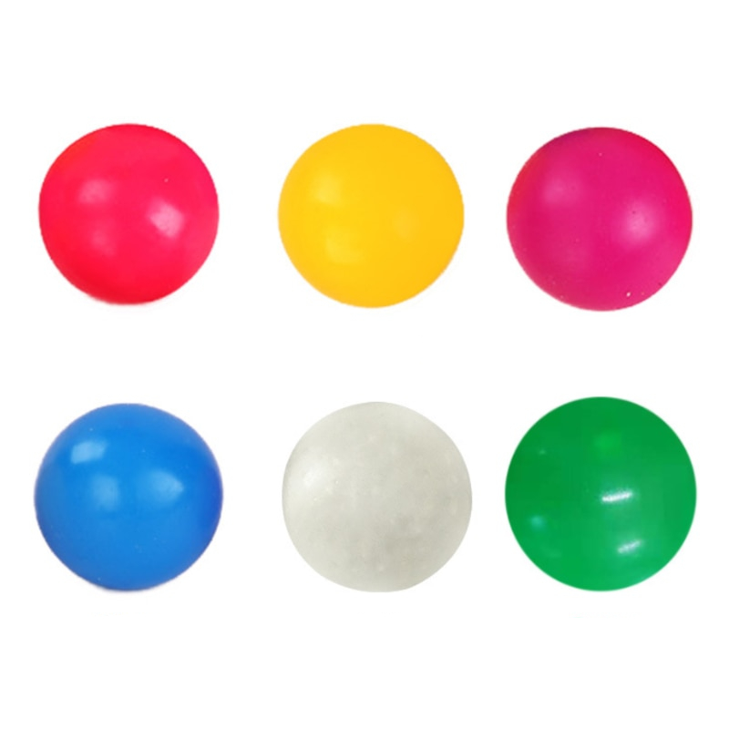 Sticky Stress Ball Glowing Globbles (6 pcs) Sticky Stress Ball Glowing Globbles (6 pcs)