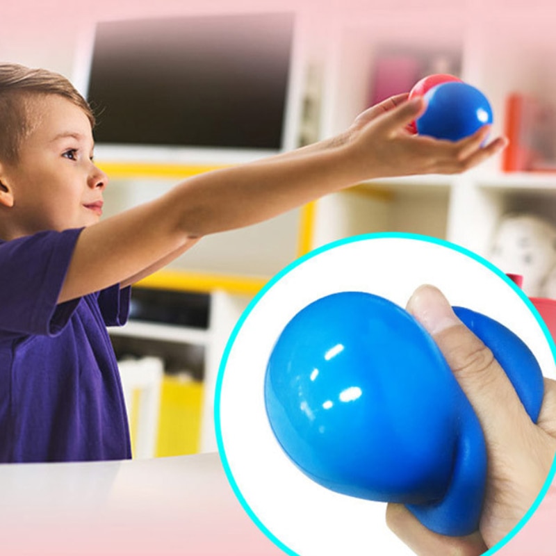 Sticky Stress Ball Glowing Globbles (6 pcs)