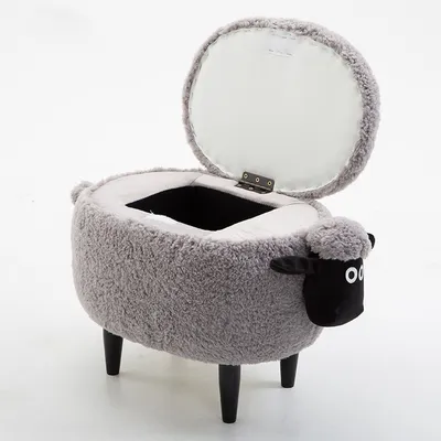 Storage Chair Kid's Stool with Compartment