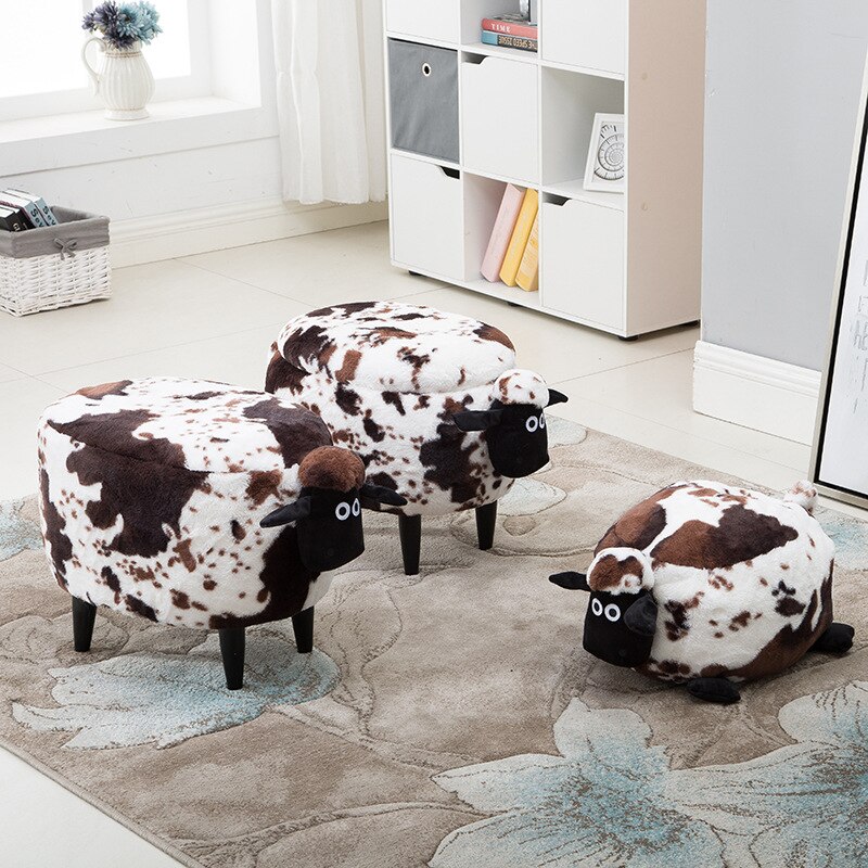 Storage Chair Kid's Stool with Compartment