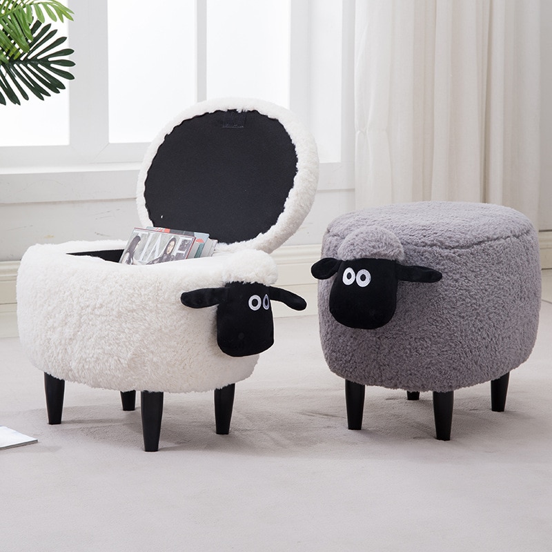 Storage Chair Kid's Stool with Compartment