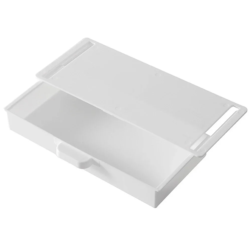 Storage Under Desk Drawer Organizer Bedroom Household Products 1pc ABS Accommodate Adhesive For Office Pen Holder
