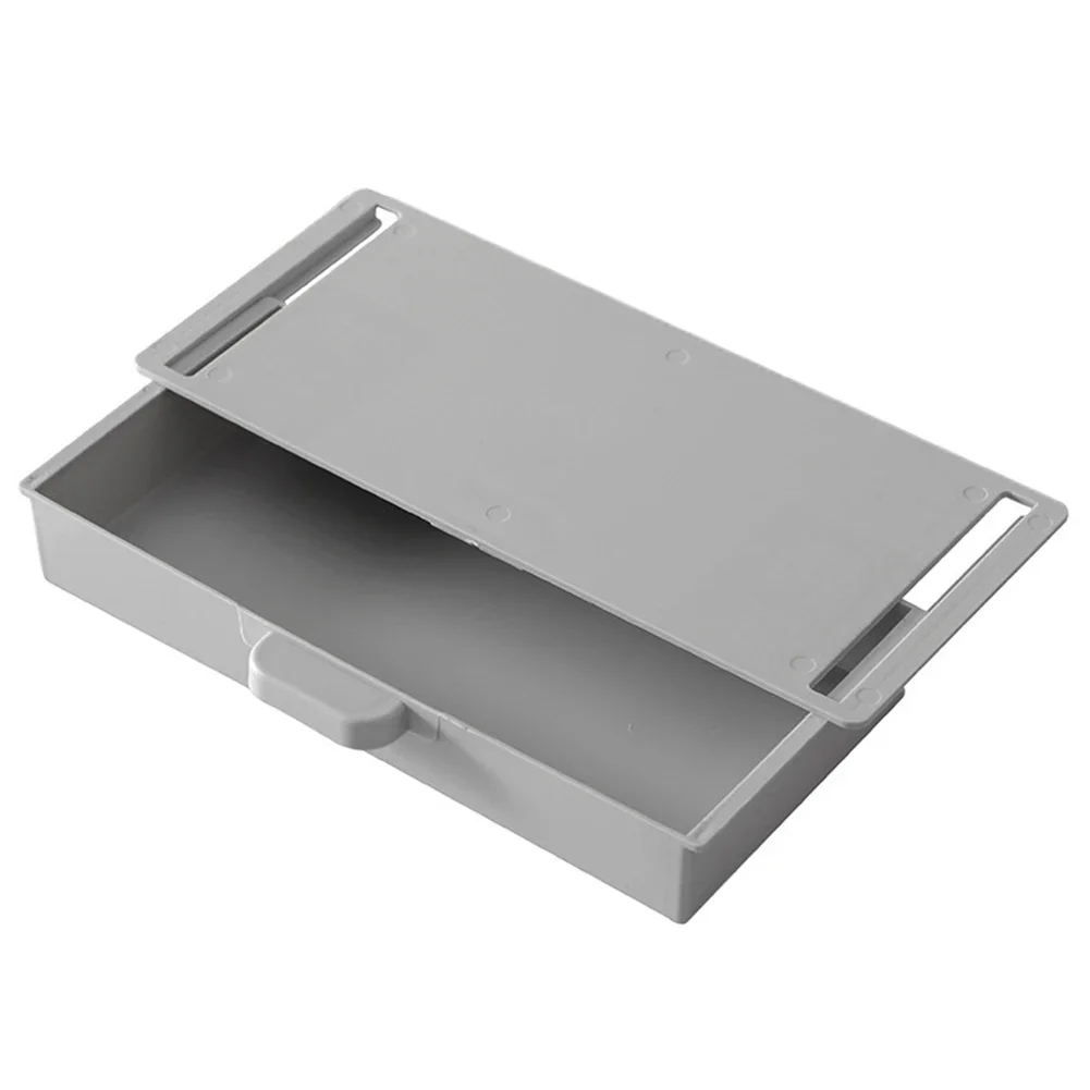 Storage Under Desk Drawer Organizer Bedroom Household Products 1pc ABS Accommodate Adhesive For Office Pen Holder