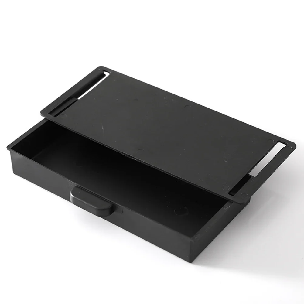 Storage Under Desk Drawer Organizer Bedroom Household Products 1pc ABS Accommodate Adhesive For Office Pen Holder