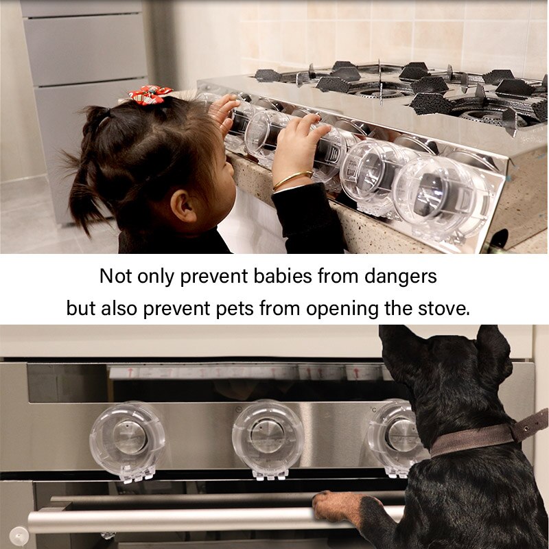 Stove Knob Covers Kitchen Safety Tool (2PCs) Stove Knob Covers Kitchen Safety Tool (2PCs)