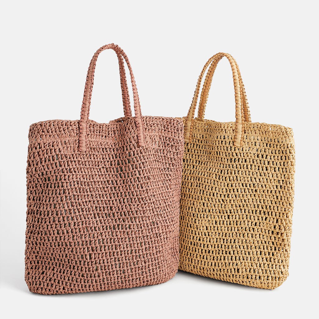 Straw Beach Tote Woven Bag Straw Beach Tote Woven Bag