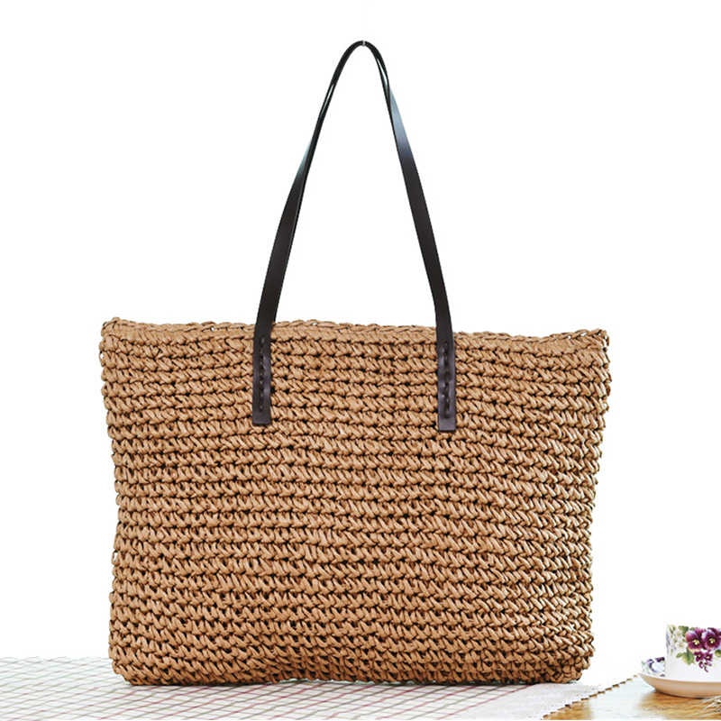 Straw Tote Handmade Bag Straw Tote Handmade Bag