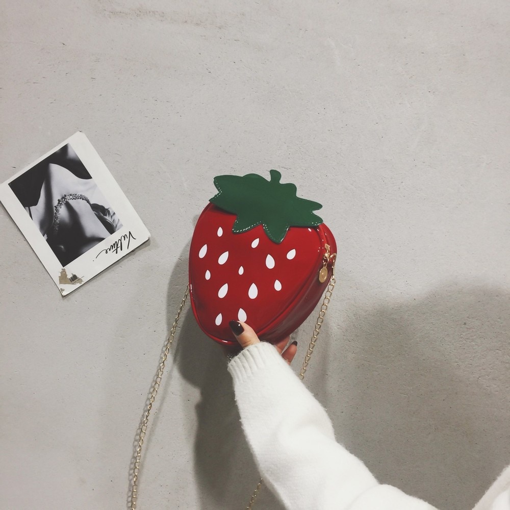 Strawberry Bag Fruit Crossbody Purse