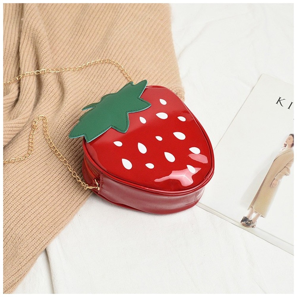 Strawberry Bag Fruit Crossbody Purse