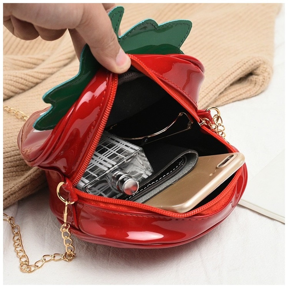 Strawberry Bag Fruit Crossbody Purse