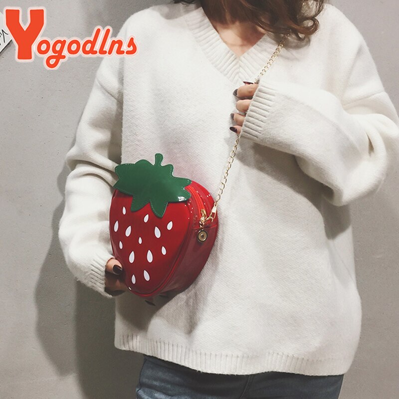 Strawberry Crossbody Bag for Women Strawberry Crossbody Bag for Women