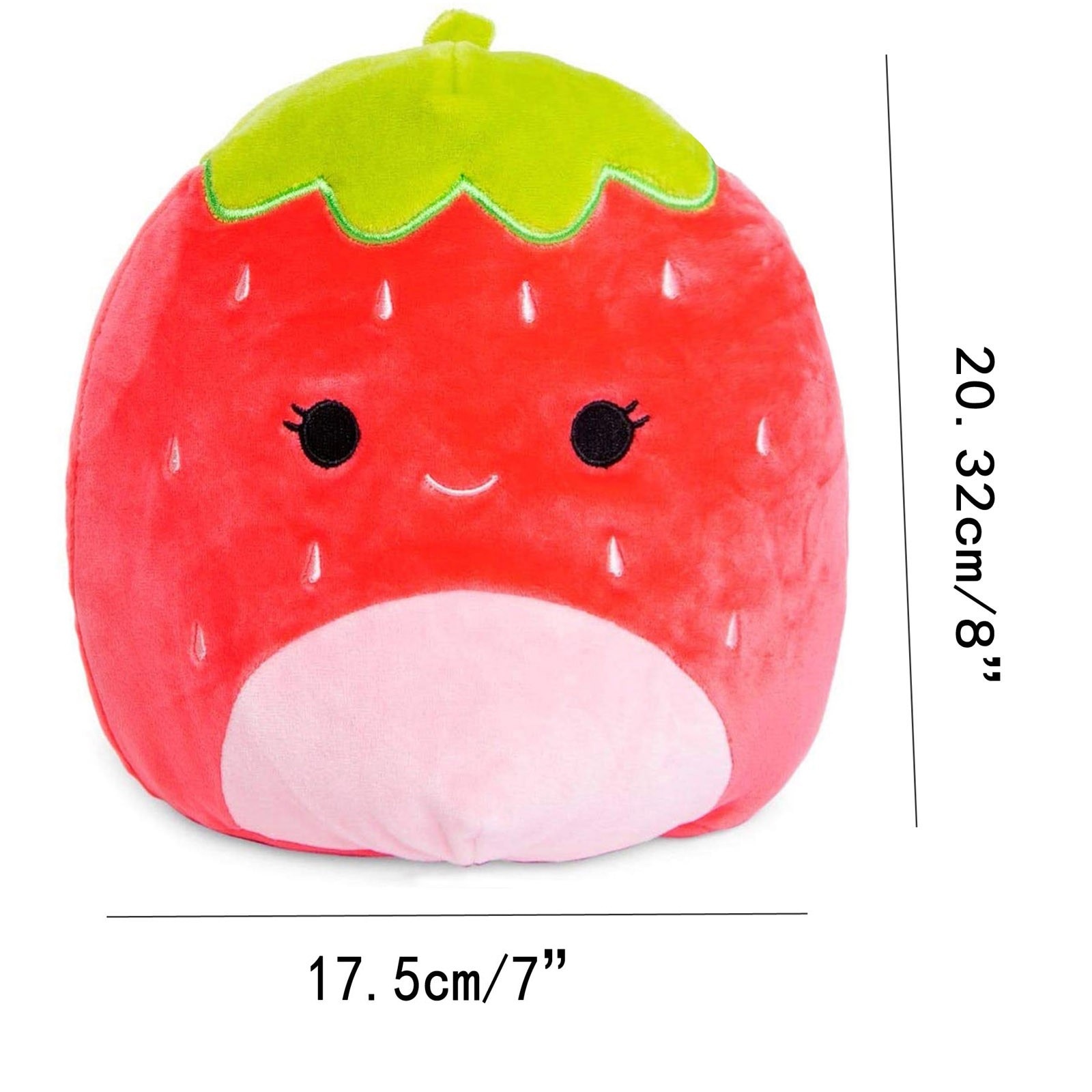 Strawberry Plush Huggable Pillow Strawberry Plush Huggable Pillow