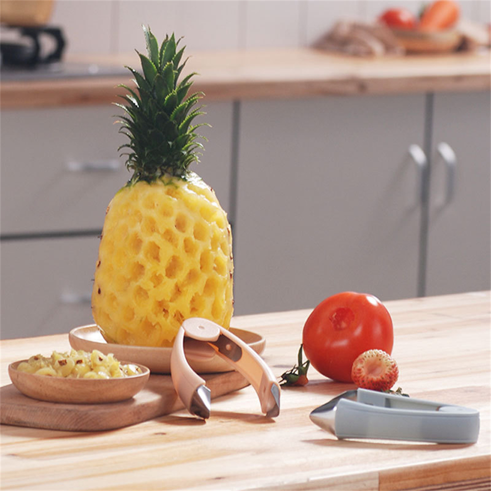 Strawberry Steel Pineapple Eye Peeler Fruit and vegetable Practical Seed Remover Clip Fruit Tools Kitchen Gadgets Strawberry Steel Pineapple Eye Peeler Fruit and vegetable Practical Seed Remover Clip Fruit Tools Kitchen Gadgets
