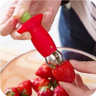 Strawberry Stem Remover Kitchen Tool