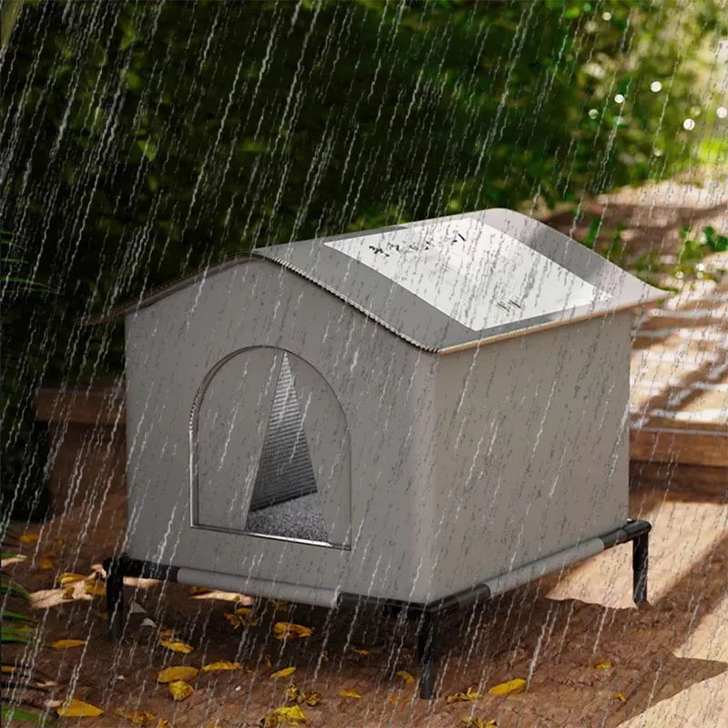 Stray Cat Dog House Waterproof Outdoor Winter Warm Pet Cave Sleeping Beds Home Foldable Washable for Small Dog Puppy