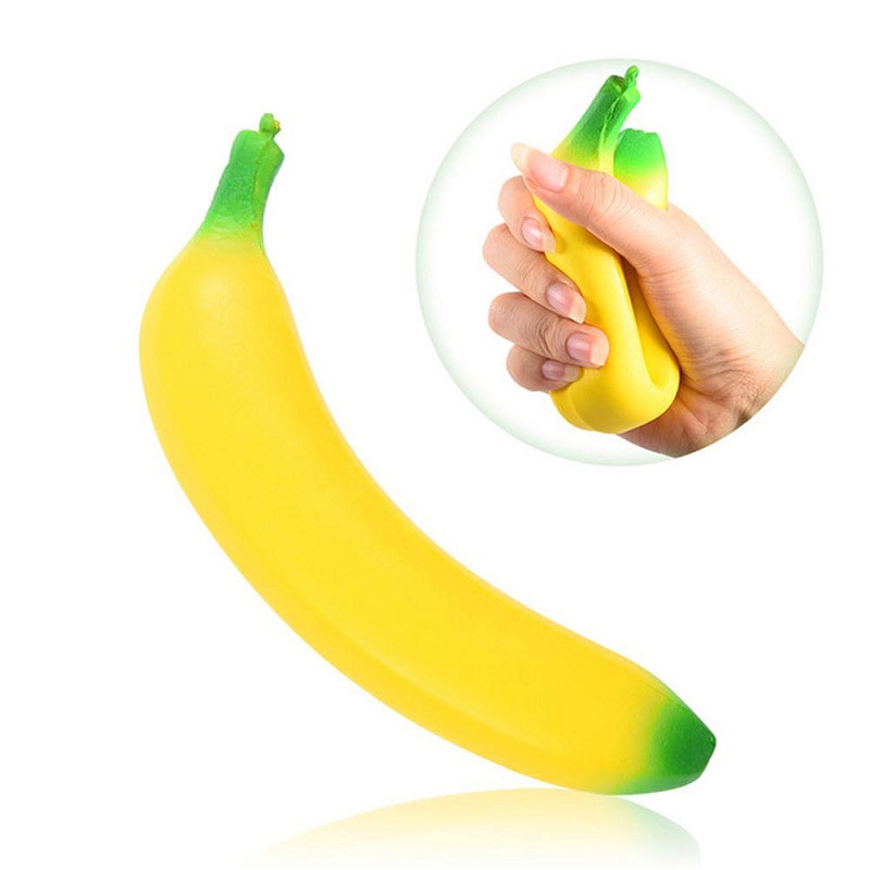 Stress Relief Banana Squishy Toy Stress Relief Banana Squishy Toy