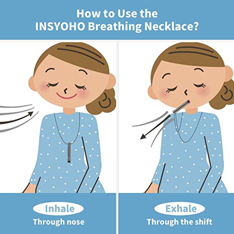 Stress Relief Mindful Breathing Necklace