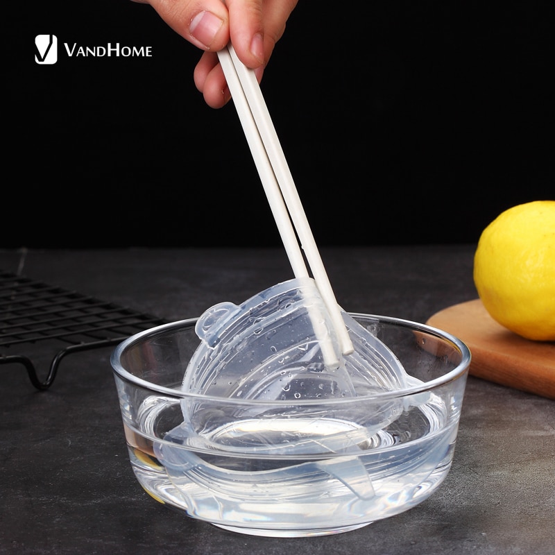 Stretch Lids Silicone Food Cover (6 pcs) Stretch Lids Silicone Food Cover (6 pcs)