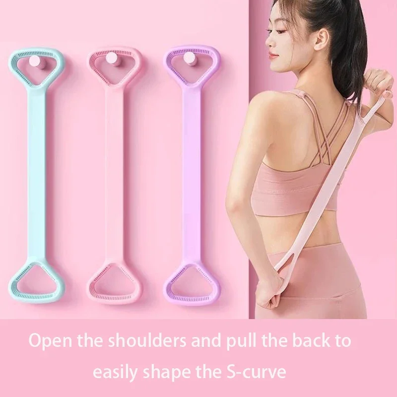 Stretch Strap Yoga 8-figure Tensioner Yoga Tool Open Back Practice Shoulder Yoga Stretching Belt Elastic Stretch Band Stretch Strap Yoga 8-figure Tensioner Yoga Tool Open Back Practice Shoulder Yoga Stretching Belt Elastic Stretch Band