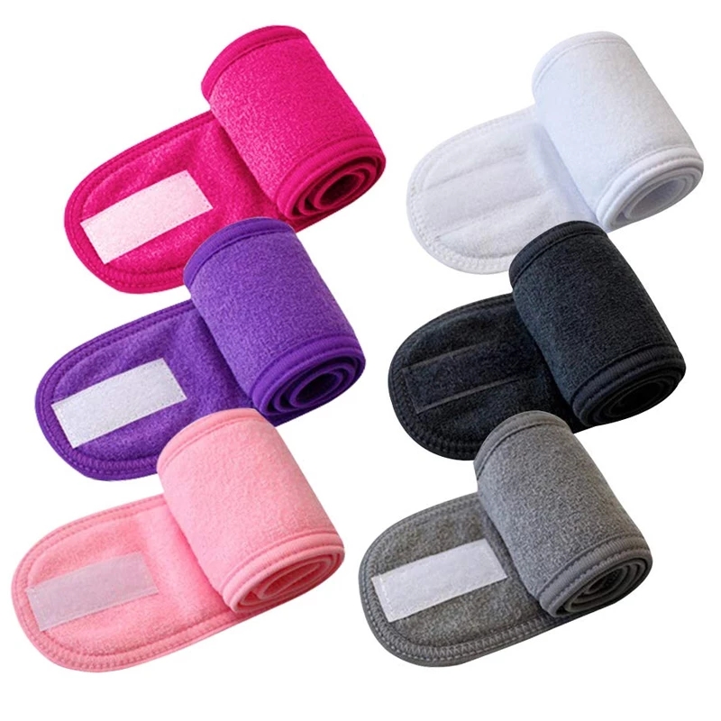 Stretchable and Absorbent Velcro Headband