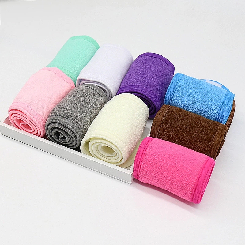 Stretchable and Absorbent Velcro Headband