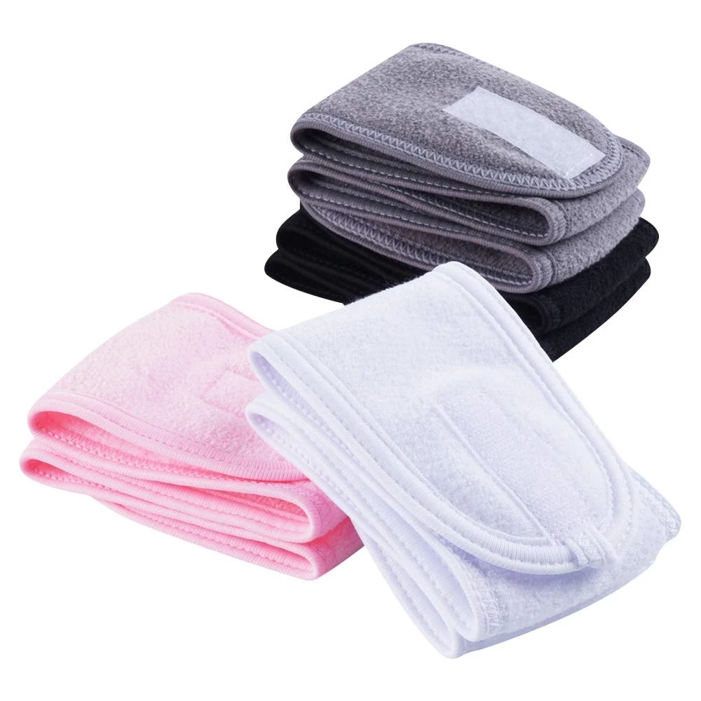 Stretchable and Absorbent Velcro Headband